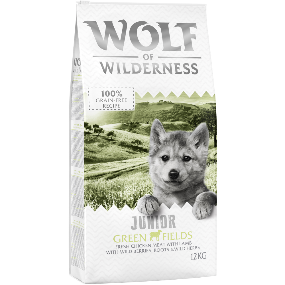 2 x 12 kg Wolf of Wilderness Trockenfutter - getreidefrei - JUNIOR Green Fields - Lamm 2 x 12 kg Wolf of Wilderness Trockenfutter - getreidefrei - JUNIOR Green Fields - Lamm von Wolf of Wilderness