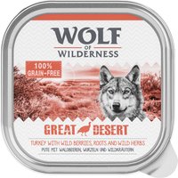 Sparpaket Wolf of Wilderness Adult 24 x 300 g - Single Protein - Great Desert - Pute von Wolf of Wilderness