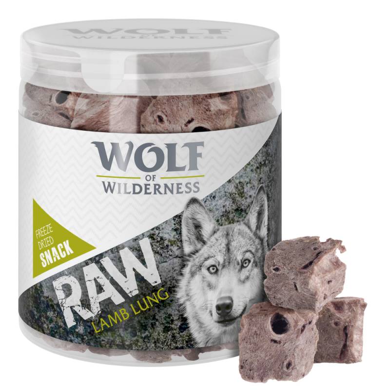 Sparpaket Wolf of Wilderness - RAW Snacks (gefriergetrocknet) - Lammlunge 4 x 50 g von Wolf of Wilderness