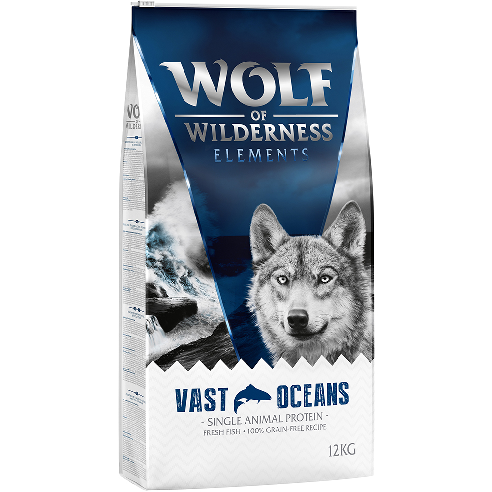 Wolf of Wilderness Adult "Blue River" Lachs - getreidefrei - 12kg Fisch Sensitiv ("Vast Oceans" Herring) von Wolf of Wilderness