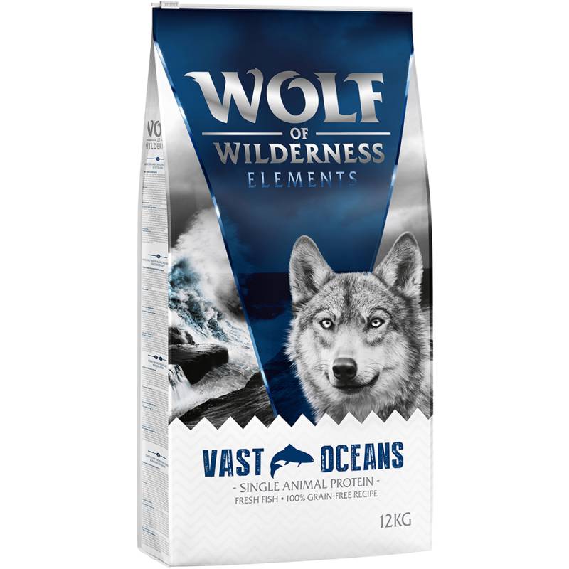 Wolf of Wilderness Adult "Blue River" Lachs - getreidefrei - 12kg Fisch Sensitiv ("Vast Oceans" Herring) von Wolf of Wilderness