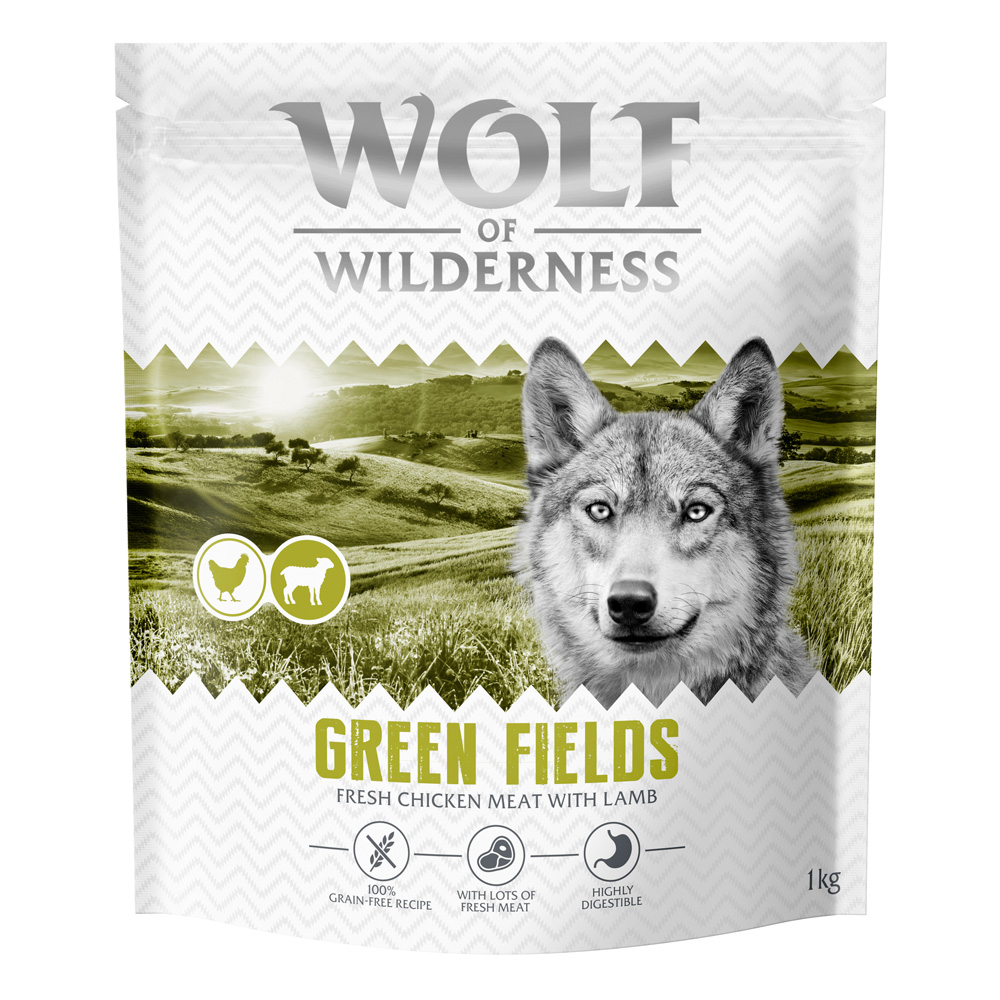 Wolf of Wilderness Adult "Green Fields" Lamm - getreidefrei - Sparpaket: 4 x 1kg neu Wolf of Wilderness Adult "Green Fields" Lamm - getreidefrei - Sparpaket: 4 x 1kg neu von Wolf of Wilderness