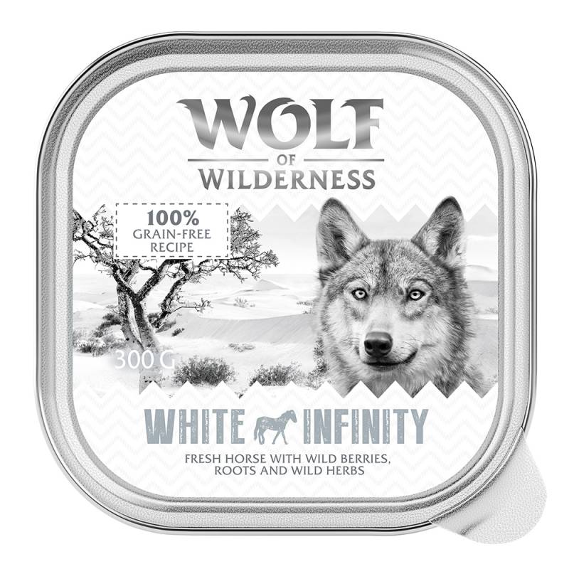 Wolf of Wilderness Adult - Single Meat 6 / 24 x 300 g Schale - 24 x 300 g: White Infinity - Pferd Wolf of Wilderness Adult - Single Meat 6 / 24 x 300 g Schale - 24 x 300 g: White Infinity - Pferd von Wolf of Wilderness