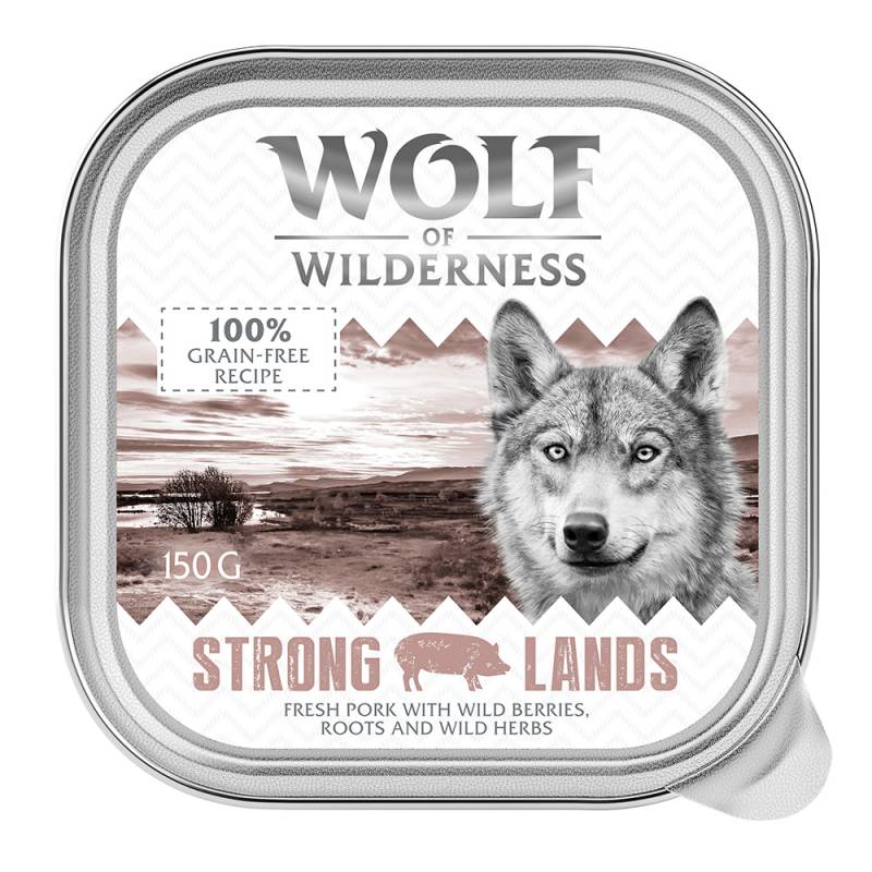 Wolf of Wilderness Adult - Single Meat 6 x 150 g Schale - Strong Lands - Schwein Wolf of Wilderness Adult - Single Meat 6 x 150 g Schale - Strong Lands - Schwein von Wolf of Wilderness