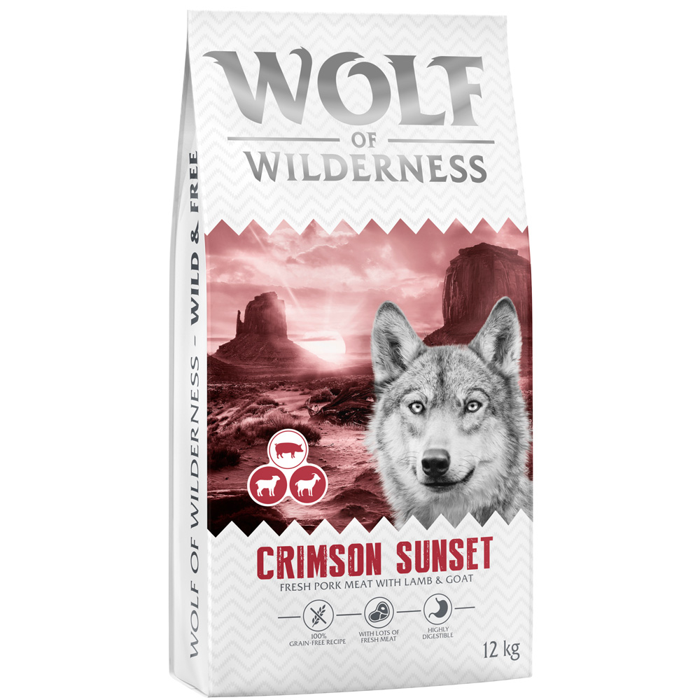 Wolf of Wilderness "Crimson Sunset" Lamm & Ziege - getreidefrei - 12 kg Neue Rezeptur Wolf of Wilderness "Crimson Sunset" Lamm & Ziege - getreidefrei - 12 kg Neue Rezeptur von Wolf of Wilderness