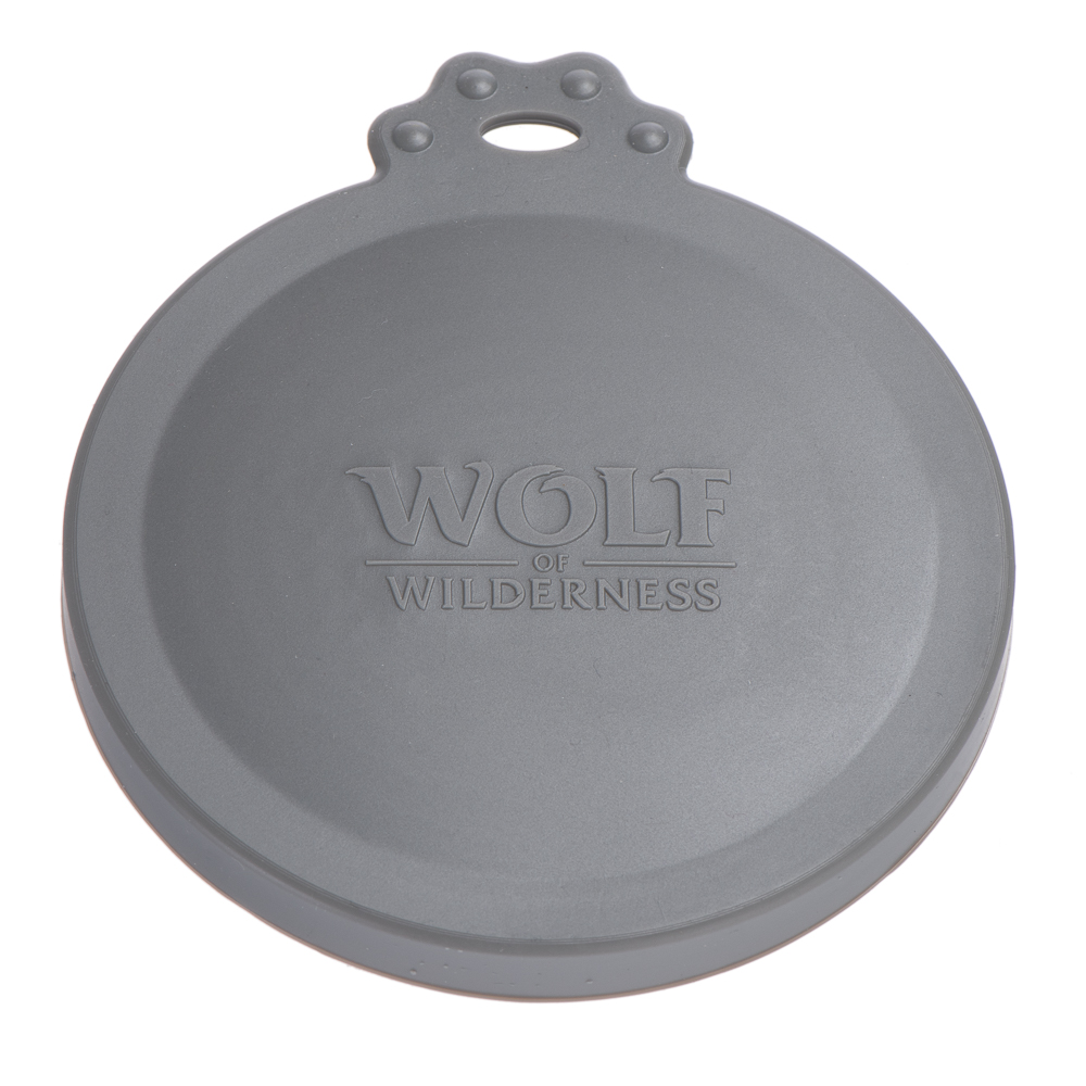 Wolf of Wilderness Dosendeckel - 5 Stück, Ø 7,5 cm (400 g) + Ø 10 cm (800 g) von Wolf of Wilderness