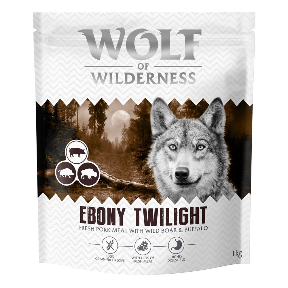 Wolf of Wilderness "Ebony Twilight" Wildschwein & Büffel - getreidefrei - 2 x 12 kg neue Rezeptur von Wolf of Wilderness