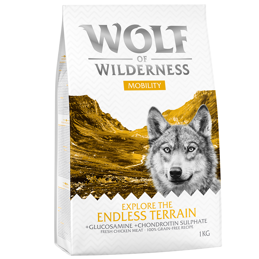 Wolf of Wilderness "Explore The Endless Terrain" Mobility - getreidefrei - Sparpaket: 5 x 1 kg Wolf of Wilderness "Explore The Endless Terrain" Mobility - getreidefrei - Sparpaket: 5 x 1 kg von Wolf of Wilderness