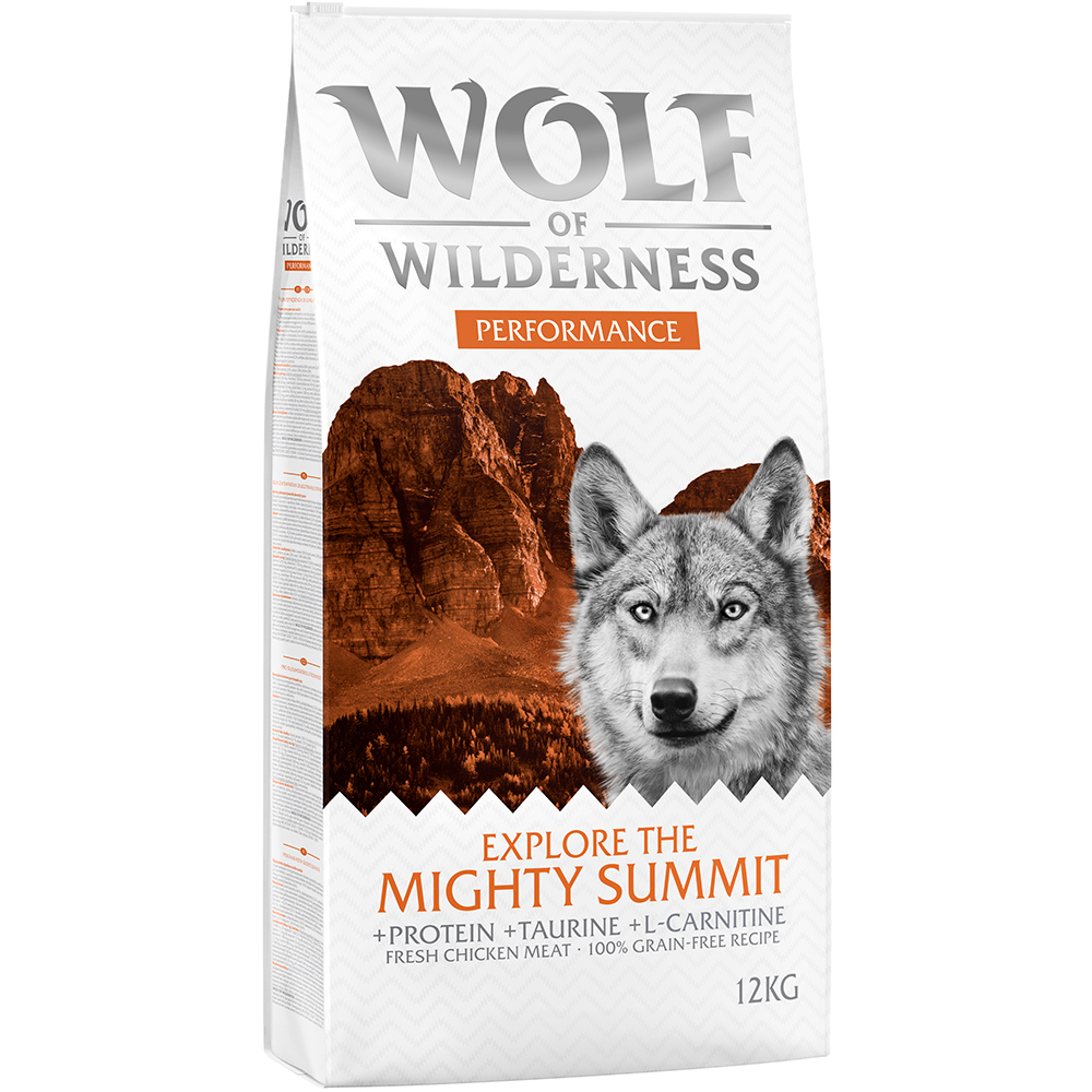 Wolf of Wilderness "Explore The Mighty Summit" Performance - getreidefrei - Sparpaket: 2 x 12 kg von Wolf of Wilderness