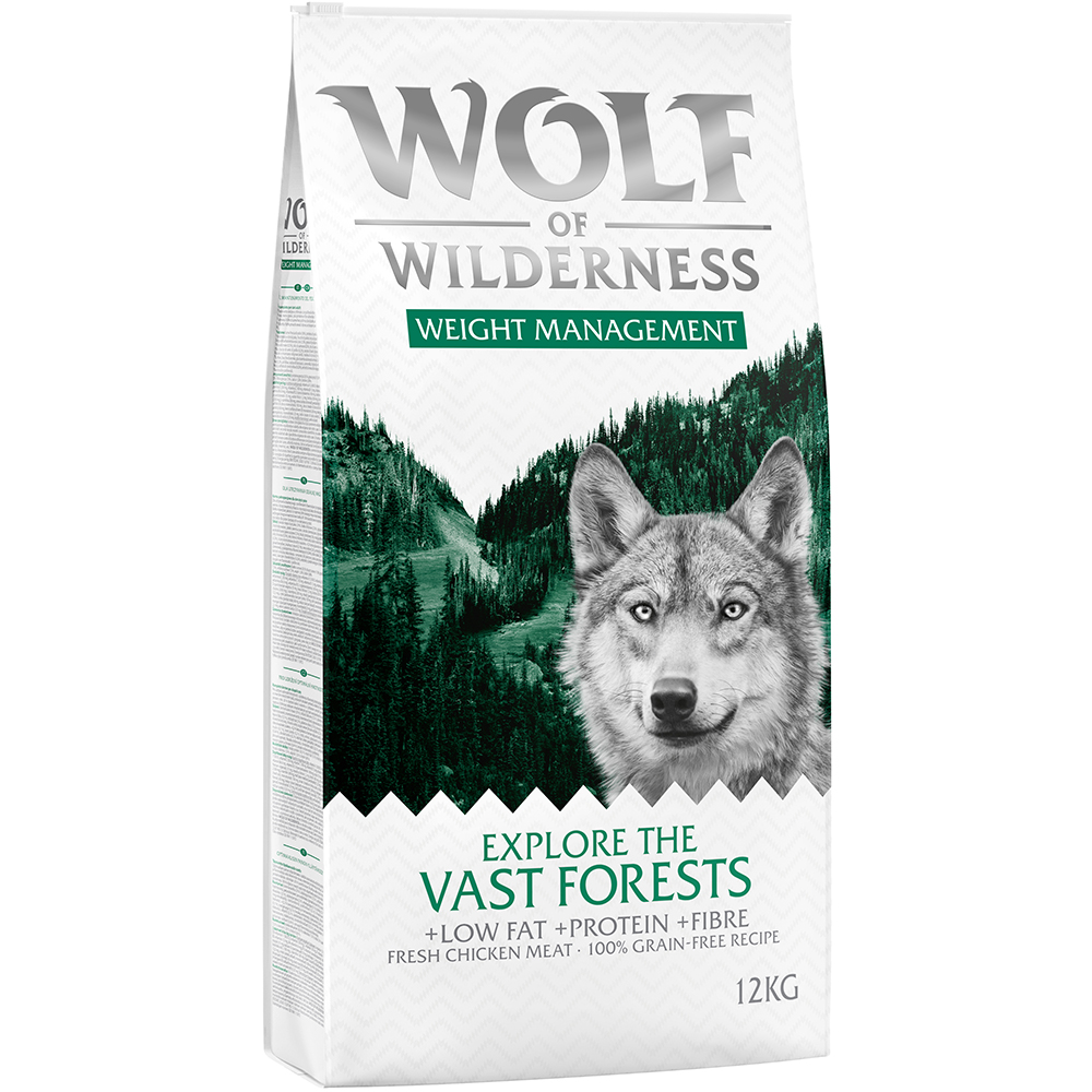 Wolf of Wilderness "Explore The Vast Forests" Weight Management - getreidefrei - 12 kg von Wolf of Wilderness