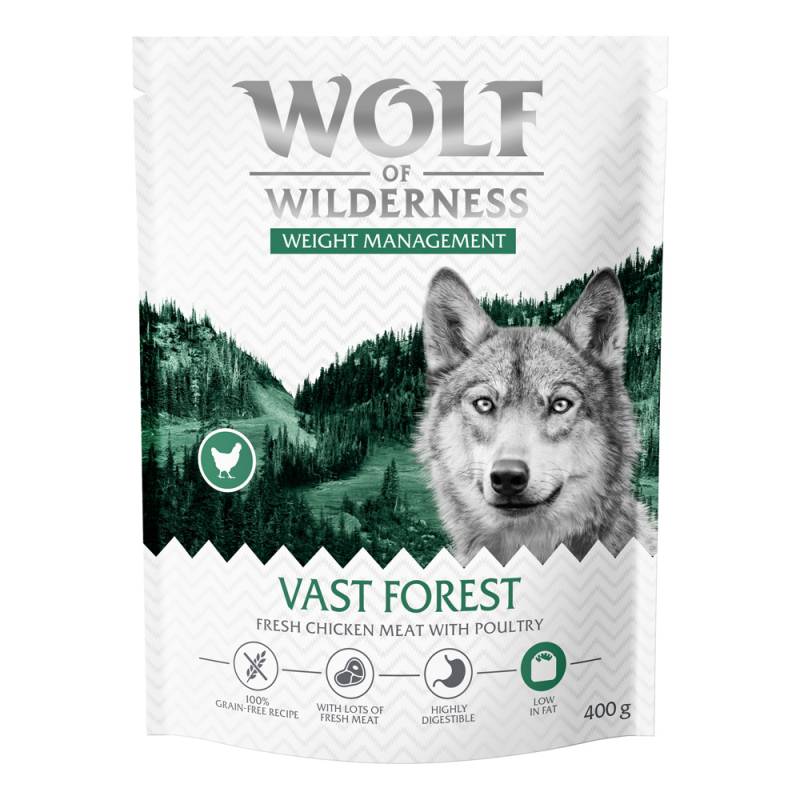Wolf of Wilderness "Explore The Vast Forests" Weight Management - getreidefrei - 400 g neue Rezeptur Wolf of Wilderness "Explore The Vast Forests" Weight Management - getreidefrei - 400 g neue Rezeptur von Wolf of Wilderness