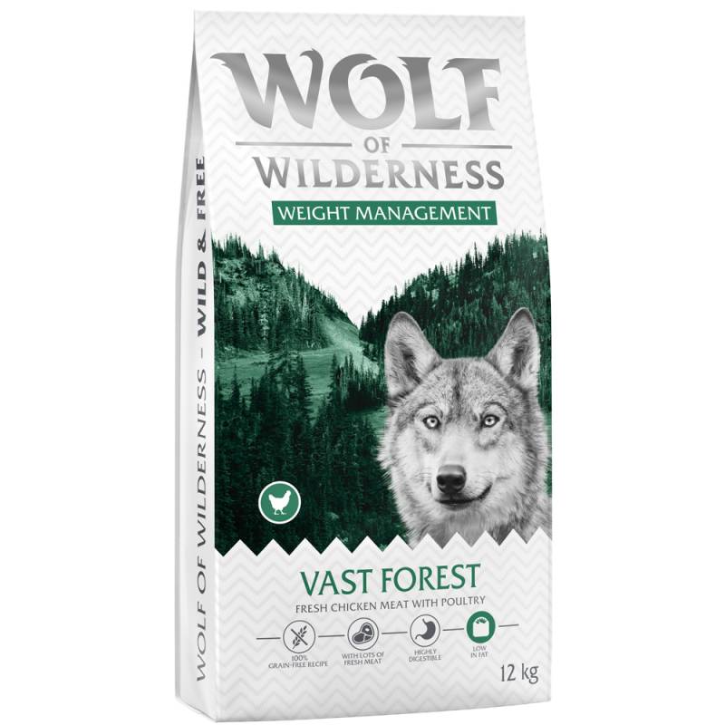 Wolf of Wilderness "Explore The Vast Forests" Weight Management - getreidefrei - Sparpaket: 2 x 12 kg neue Rezeptur Wolf of Wilderness "Explore The Vast Forests" Weight Management - getreidefrei - Sparpaket: 2 x 12 kg neue Rezeptur von Wolf of Wilderness