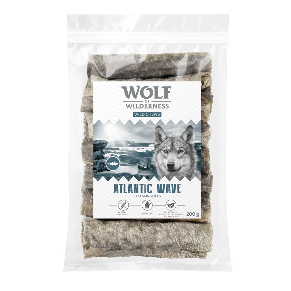 Wolf of Wilderness Fischrollen "Altlantic Wave" - 200 g von Wolf of Wilderness