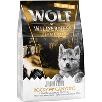Wolf of Wilderness JUNIOR "Rocky Canyons" - Freiland-Rind - 5 x 1 kg von Wolf of Wilderness