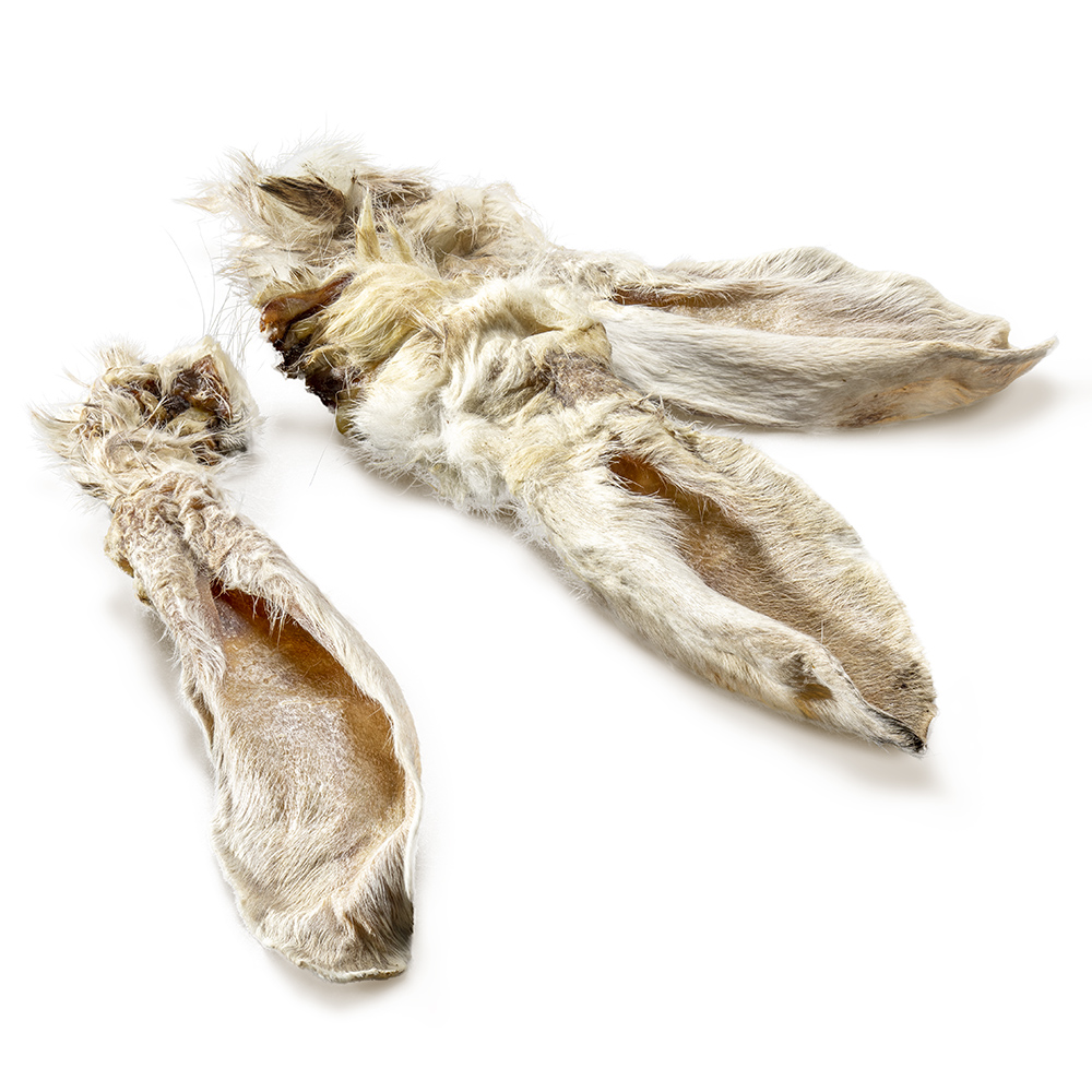 Wolf of Wilderness - Kaninchenohren mit Fell - 200 g (ca. 10 Stk) von Wolf of Wilderness