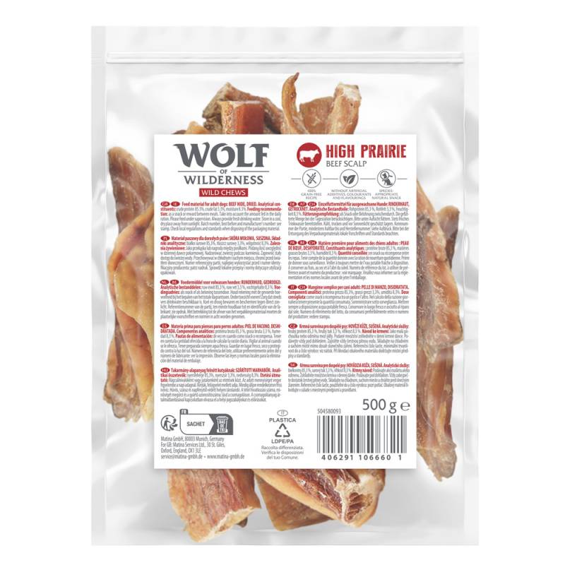 Wolf of Wilderness Rinderkopfhaut "High Prairie" - 500 g von Wolf of Wilderness