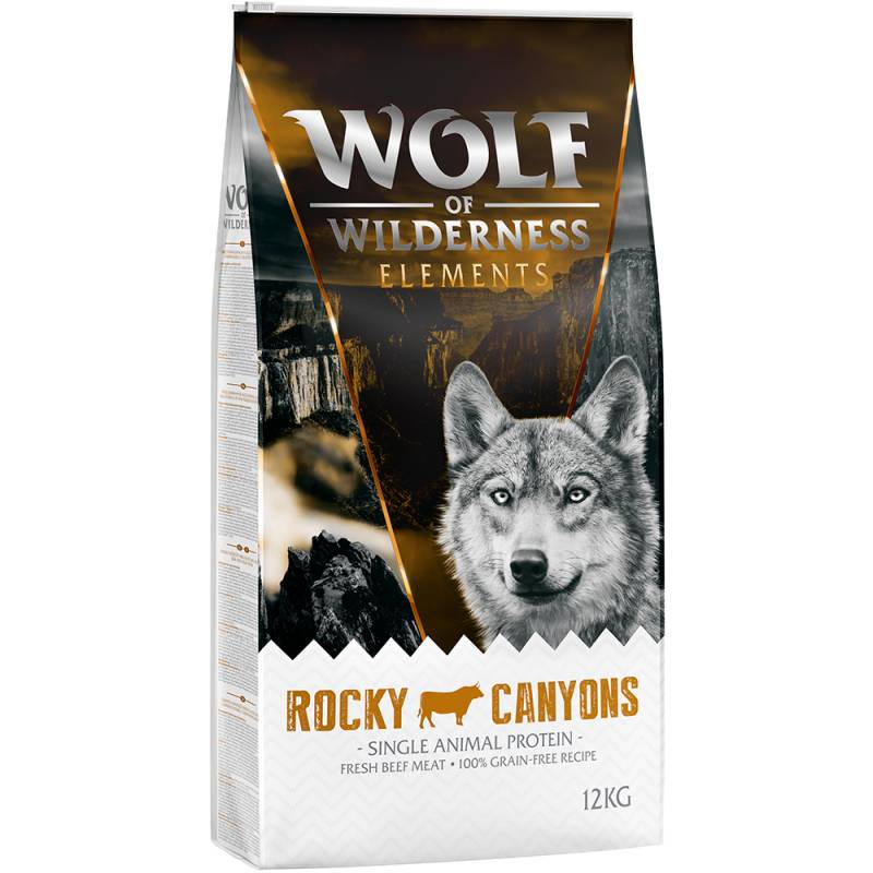 Wolf of Wilderness "Rocky Canyons" Rind - getreidefrei - 12 kg von Wolf of Wilderness