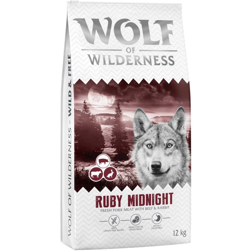 Wolf of Wilderness "Ruby Midnight" Rind & Kaninchen - getreidefrei - 1 kg von Wolf of Wilderness
