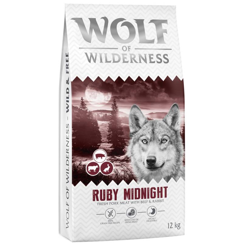 Wolf of Wilderness "Ruby Midnight" Rind & Kaninchen - getreidefrei - 12 kg: neue Rezeptur Wolf of Wilderness "Ruby Midnight" Rind & Kaninchen - getreidefrei - 12 kg: neue Rezeptur von Wolf of Wilderness