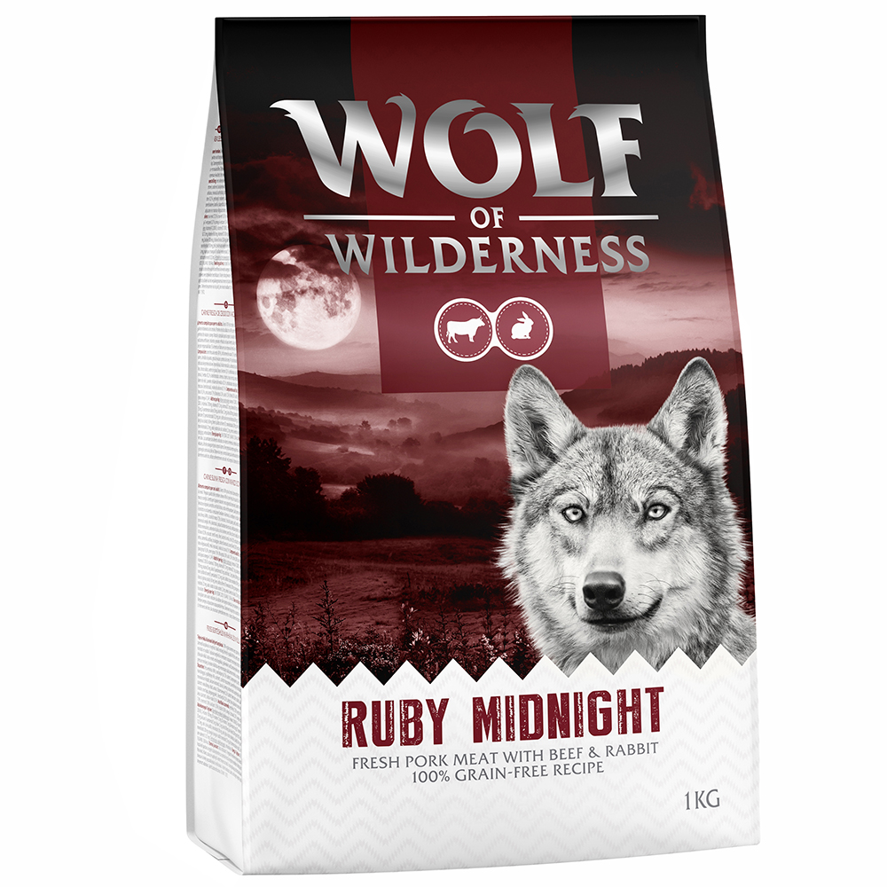Wolf of Wilderness "Ruby Midnight" Rind & Kaninchen - getreidefrei - Sparpaket: 5 x 1 kg Wolf of Wilderness "Ruby Midnight" Rind & Kaninchen - getreidefrei - Sparpaket: 5 x 1 kg von Wolf of Wilderness