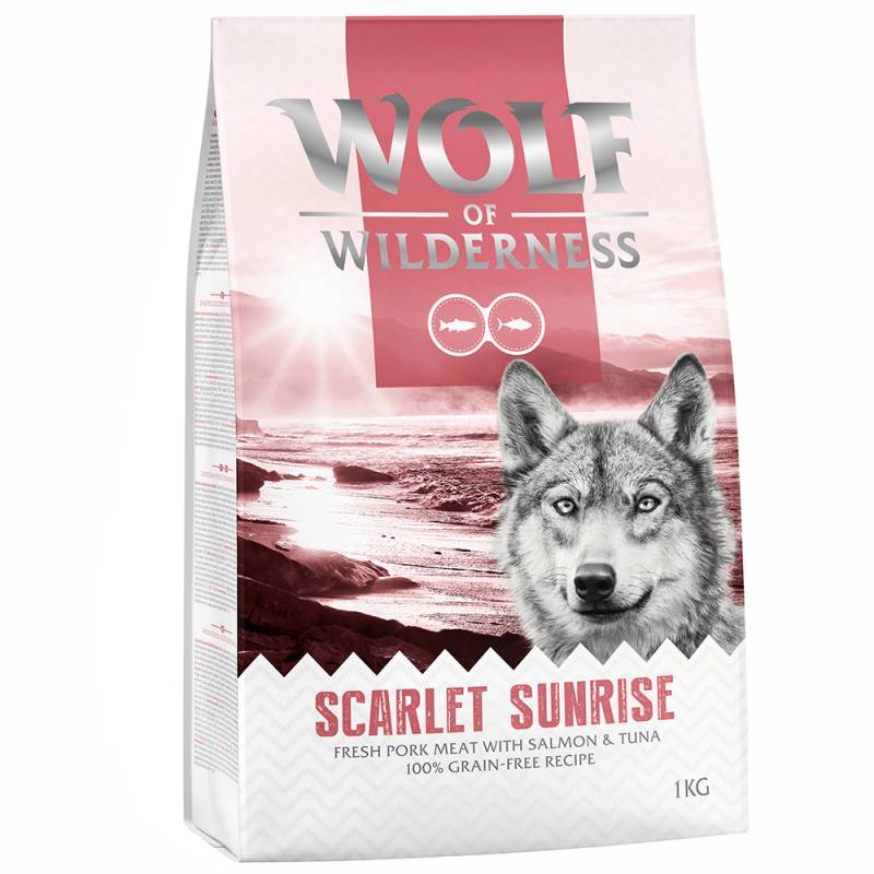 Wolf of Wilderness "Scarlet Sunrise" Lachs & Thunfisch - getreidefrei - 1 kg Wolf of Wilderness "Scarlet Sunrise" Lachs & Thunfisch - getreidefrei - 1 kg von Wolf of Wilderness