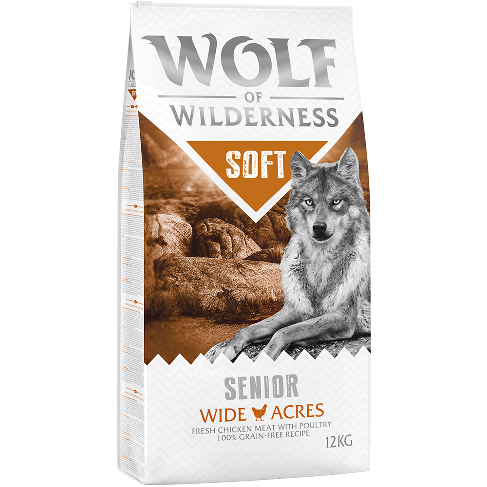 Wolf of Wilderness Senior "Soft - Wide Acres" Huhn - getreidefrei - Sparpaket: 2 x 12 kg von Wolf of Wilderness