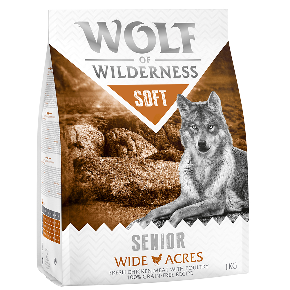 Wolf of Wilderness Senior "Soft - Wide Acres" Huhn - getreidefrei - Sparpaket: 5 x 1 kg von Wolf of Wilderness