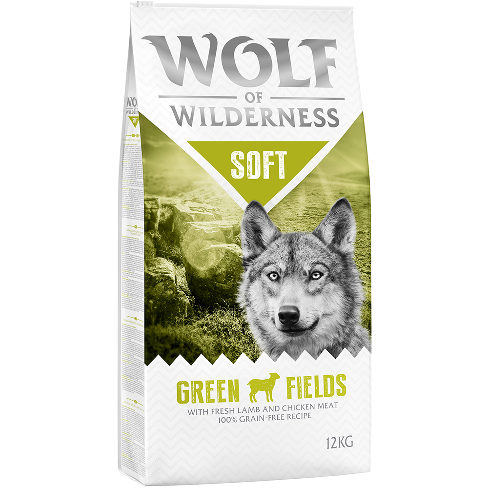 Wolf of Wilderness "Soft - Green Fields" Lamm - getreidefrei - 12 kg von Wolf of Wilderness