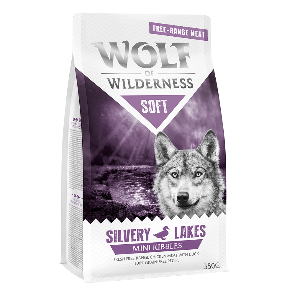 Wolf of Wilderness "Soft - Silvery Lakes" Freiland-Huhn & Ente - getreidefrei - 350 g MINI von Wolf of Wilderness