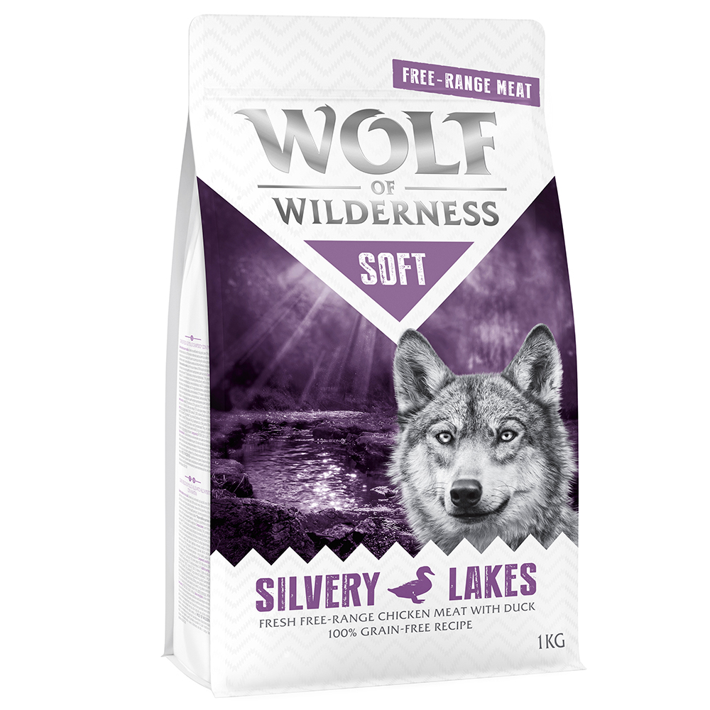 Wolf of Wilderness "Soft - Silvery Lakes" Freiland-Huhn & Ente - getreidefrei - Sparpaket: 5 x 1 kg Wolf of Wilderness "Soft - Silvery Lakes" Freiland-Huhn & Ente - getreidefrei - Sparpaket: 5 x 1 kg von Wolf of Wilderness