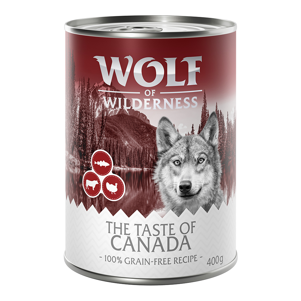 Wolf of Wilderness Adult - "The Taste Of" 6 x 400 g - 24 x 400 g: The Taste Of Canada von Wolf of Wilderness