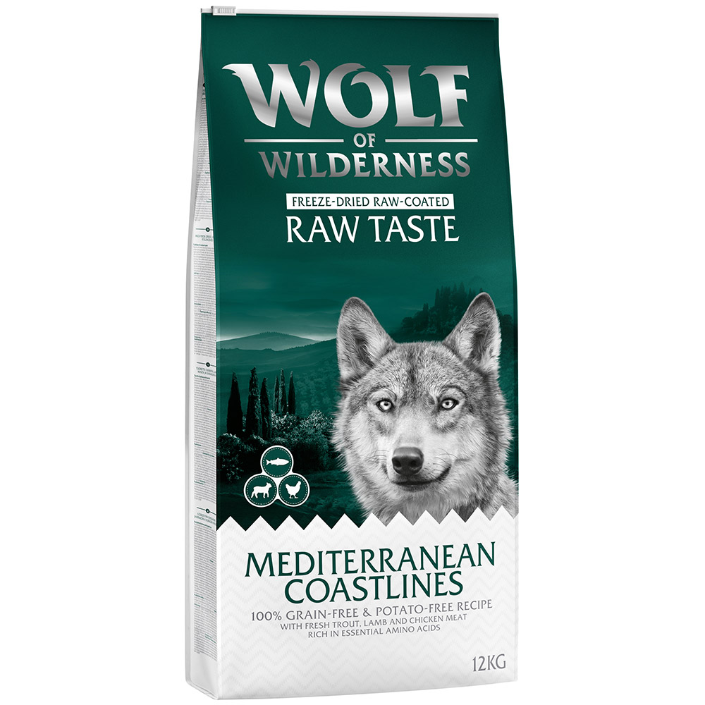 Wolf of Wilderness "Mediterranean Coastlines" Lamm, Huhn & Forelle - getreidefrei - 12 kg von Wolf of Wilderness
