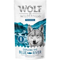 Wolf of Wilderness Training “Explore the Blue River" Huhn & Lachs - 3 x 100 g von Wolf of Wilderness