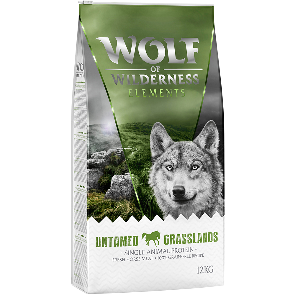 Wolf of Wilderness "Untamed Grasslands" Pferd - getreidefrei - 12 kg von Wolf of Wilderness