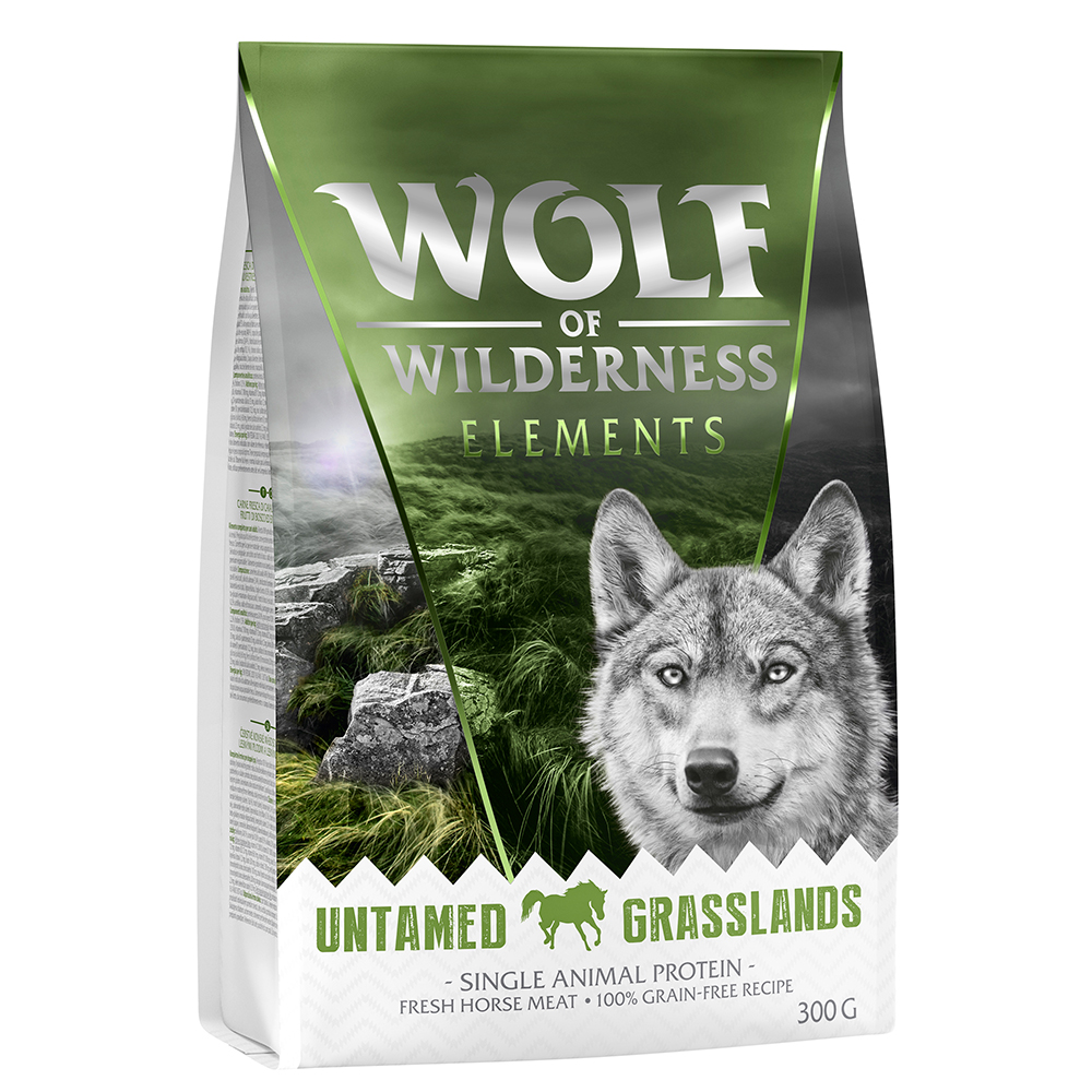 Wolf of Wilderness "Untamed Grasslands" Pferd - getreidefrei - 300 g von Wolf of Wilderness