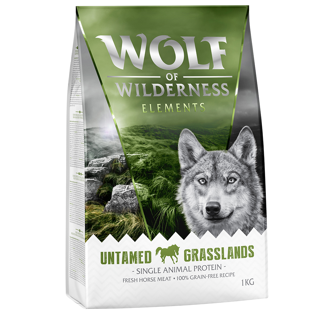 Wolf of Wilderness "Untamed Grasslands" Pferd - getreidefrei - Sparpaket: 5 x 1 kg von Wolf of Wilderness