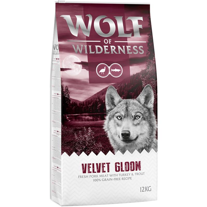 Wolf of Wilderness "Velvet Gloom" Truthahn & Forelle - getreidefrei - 12 kg von Wolf of Wilderness