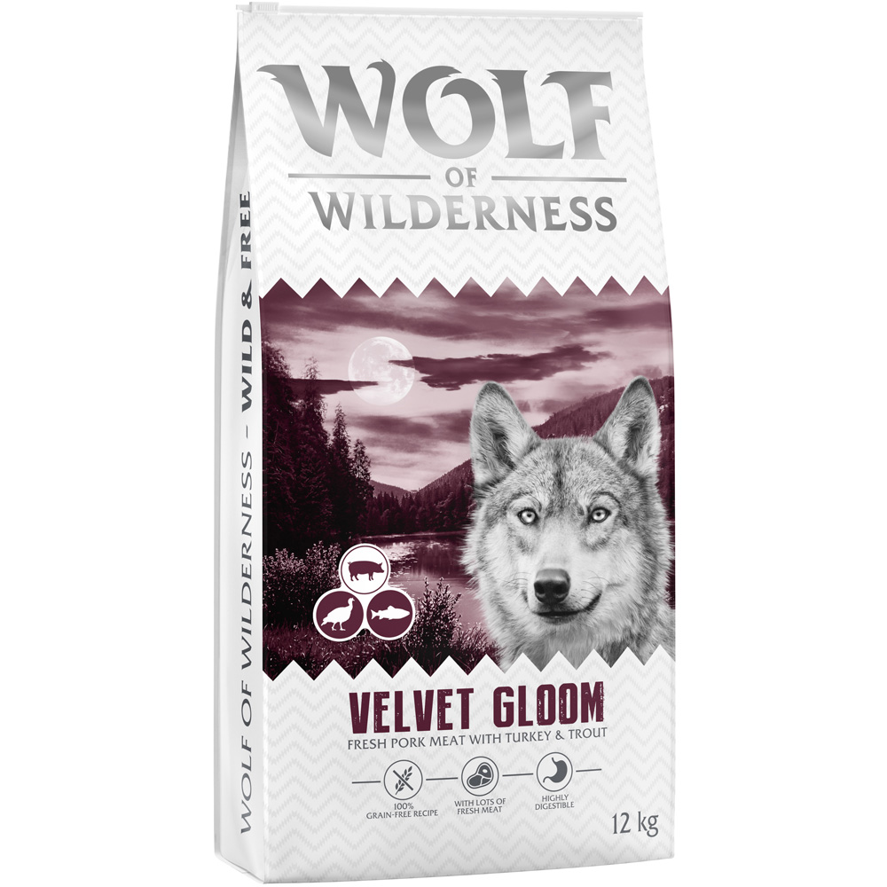 Wolf of Wilderness "Velvet Gloom" Truthahn & Forelle - getreidefrei - 12 kg: neue Rezeptur von Wolf of Wilderness