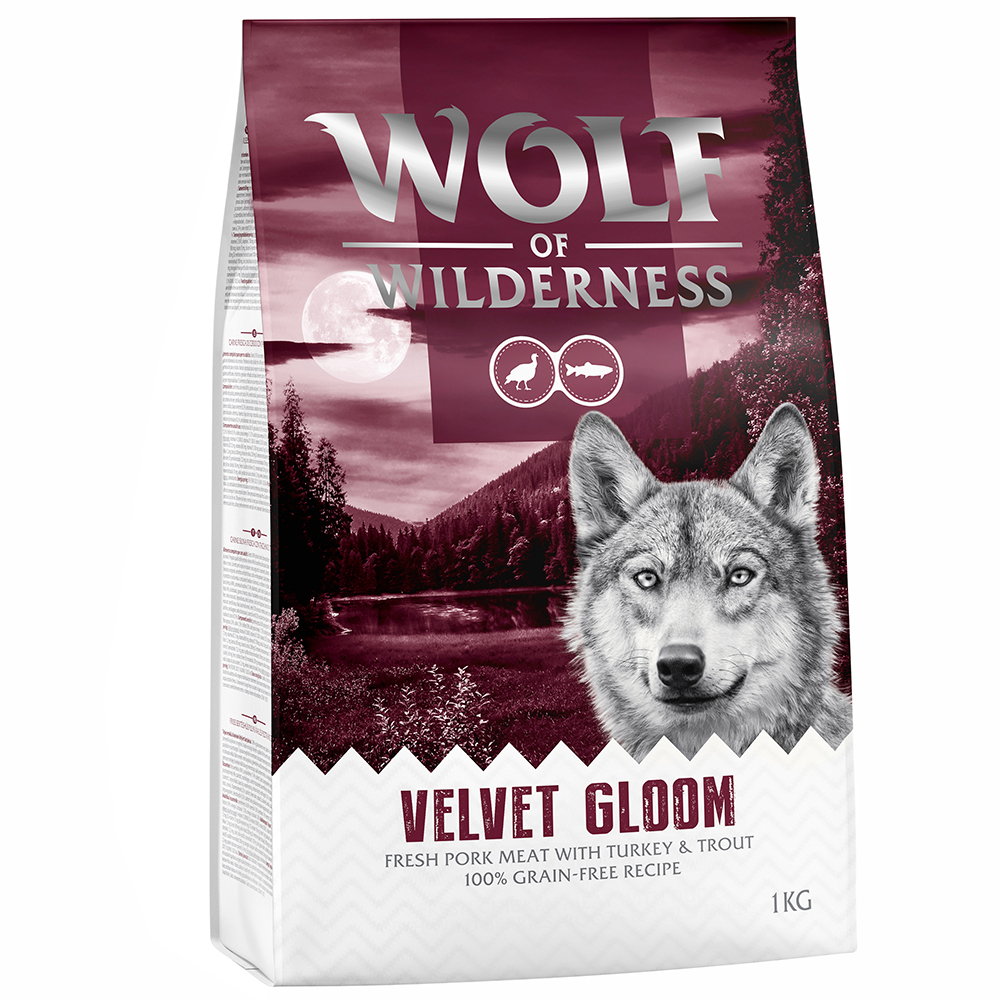 Wolf of Wilderness "Velvet Gloom" Truthahn & Forelle - getreidefrei Sparpaket 5 x 1 kg von Wolf of Wilderness