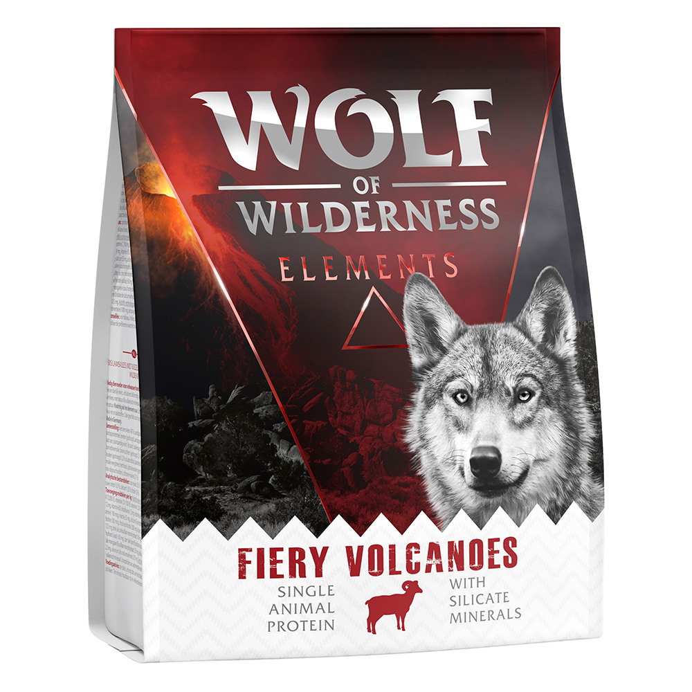 Wolf of Wilderness Probierbeutel - getreidefrei - Single Protein: Fiery Volcanoes - Lamm (300 g) von Wolf of Wilderness