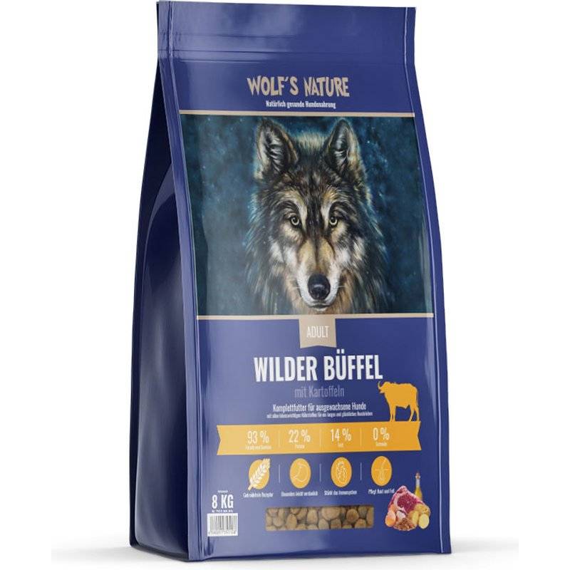 Wolf's Nature Wilder B�ffel - 8 kg (5,61 € pro 1 kg) von Wolf's Nature