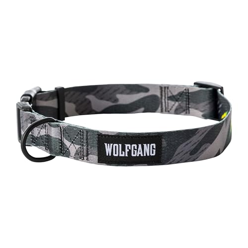 Wolfgang Hundehalsband, strapazierfähig, verstellbar, breit, mit Schnellverschluss-Nylon-Schnalle, für Spaziergänge und Training, DarkSkies-Druck, Größe L Wolfgang Hundehalsband, strapazierfähig, verstellbar, breit, mit Schnellverschluss-Nylon-Schnalle, für Spaziergänge und Training, DarkSkies-Druck, Größe L von Wolfgang Man & Beast