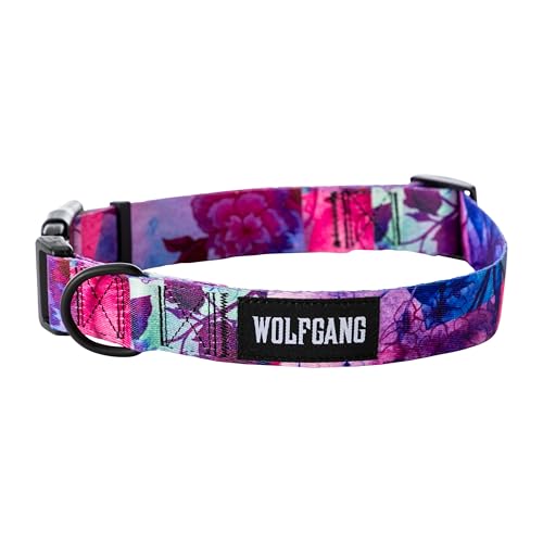 Wolfgang Hundehalsband, strapazierfähig, verstellbar, breit, mit Schnellverschluss-Nylon-Schnalle, für Spaziergänge und Training, Daydream Print, Größe M Wolfgang Hundehalsband, strapazierfähig, verstellbar, breit, mit Schnellverschluss-Nylon-Schnalle, für Spaziergänge und Training, Daydream Print, Größe M von Wolfgang Man & Beast