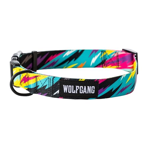Wolfgang Hundehalsband, strapazierfähig, verstellbar, breit, mit Schnellverschluss-Nylon-Schnalle, für Spaziergänge und Training, FuzzyTails-Druck, Größe M Wolfgang Hundehalsband, strapazierfähig, verstellbar, breit, mit Schnellverschluss-Nylon-Schnalle, für Spaziergänge und Training, FuzzyTails-Druck, Größe M von Wolfgang Man & Beast