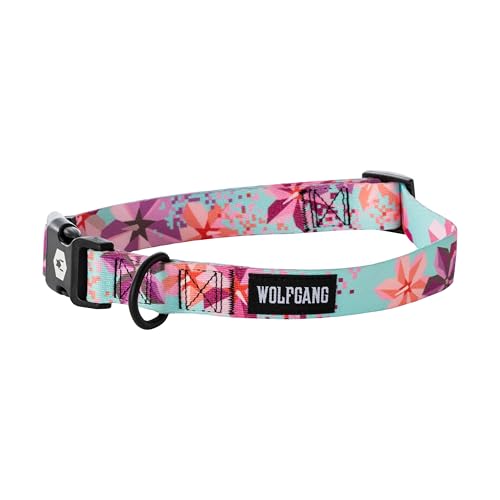 Wolfgang Hundehalsband, strapazierfähig, verstellbar, mit Schnellverschluss-Nylon-Schnalle, für Spaziergänge und Training, DigiFloral Print, Größe S Wolfgang Hundehalsband, strapazierfähig, verstellbar, mit Schnellverschluss-Nylon-Schnalle, für Spaziergänge und Training, DigiFloral Print, Größe S von Wolfgang Man & Beast