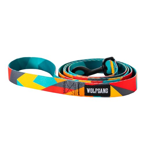 Wolfgang Robuste Hundeleine, Zuggetestet bis über 362,9 kg, für Spaziergänge und Training, ShatterShapes Print, Größe L von Wolfgang Man & Beast