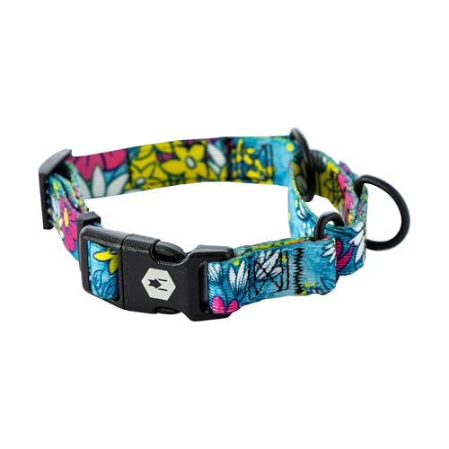 Wolfgang Robustes Martingale-Hundehalsband mit Schnellverschluss-Nylon-Schnalle, für Spaziergänge und Training, LazyDaisy-Druck, Größe S Wolfgang Robustes Martingale-Hundehalsband mit Schnellverschluss-Nylon-Schnalle, für Spaziergänge und Training, LazyDaisy-Druck, Größe S von Wolfgang Man & Beast