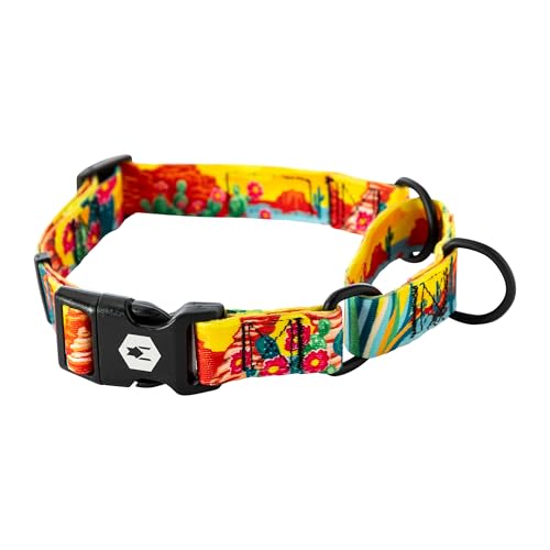 Wolfgang Robustes Martingale-Hundehalsband mit Schnellverschluss-Nylon-Schnalle, für Spaziergänge und Training, PackLeader-Druck, Größe M Wolfgang Robustes Martingale-Hundehalsband mit Schnellverschluss-Nylon-Schnalle, für Spaziergänge und Training, PackLeader-Druck, Größe M von Wolfgang Man & Beast