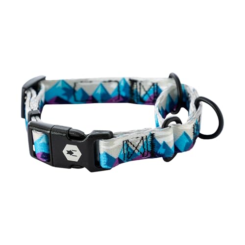 Wolfgang Robustes Martingale-Hundehalsband mit Schnellverschluss-Nylon-Schnalle, für Spaziergänge und Training, Rocky Peaks, Größe S von Wolfgang Man & Beast