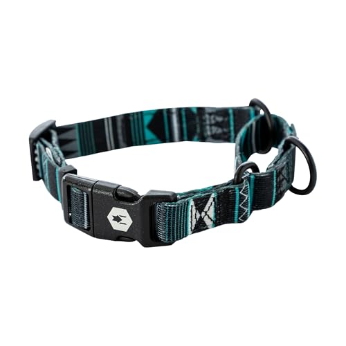 Wolfgang Robustes Martingale-Hundehalsband mit Schnellverschluss-Nylon-Schnalle, für Spaziergänge und Training, WesternSky-Druck, Größe M von Wolfgang Man & Beast